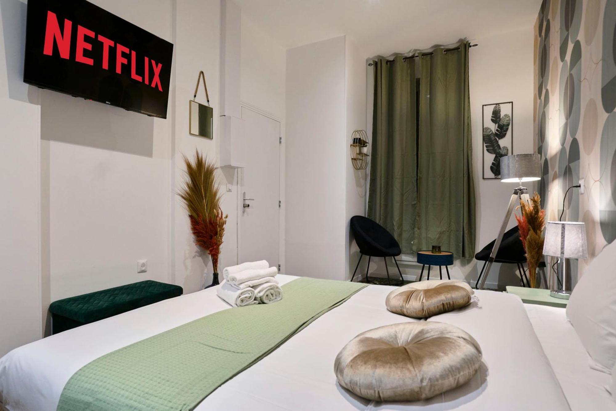 Ng Prestige - Miln 1 - Balneo - Wifi & Netflix Apartment Roubaix Luaran gambar